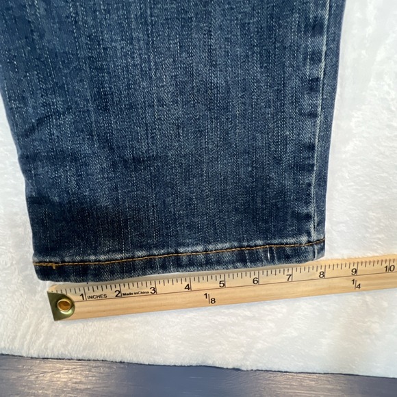 Lee Jeans Relaxed Fit Straight Leg NWT Womens Sz 12 Short Blue High Rise Ellis - Picture 8 of 12